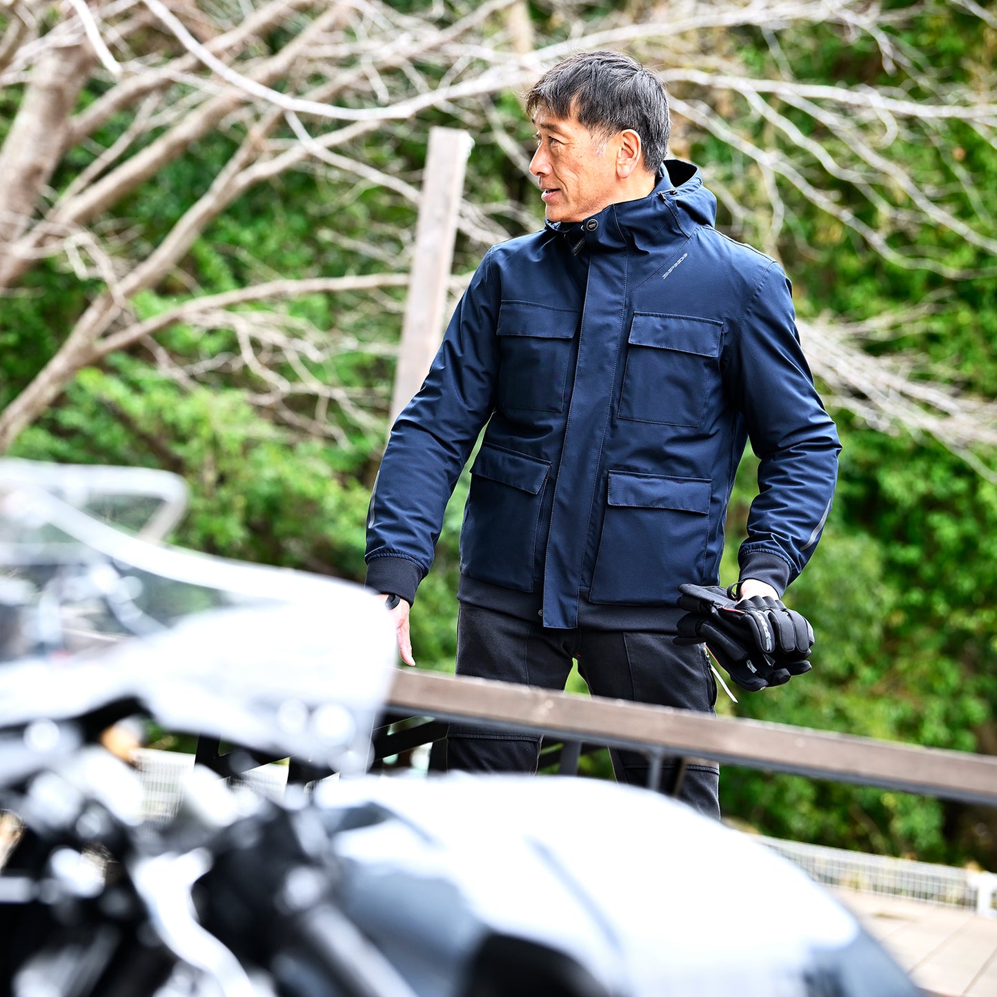 SPIDI RIDING PARKA<br><font size="2">(防水・オールシーズン・着脱式ウォームインナー付)</font>