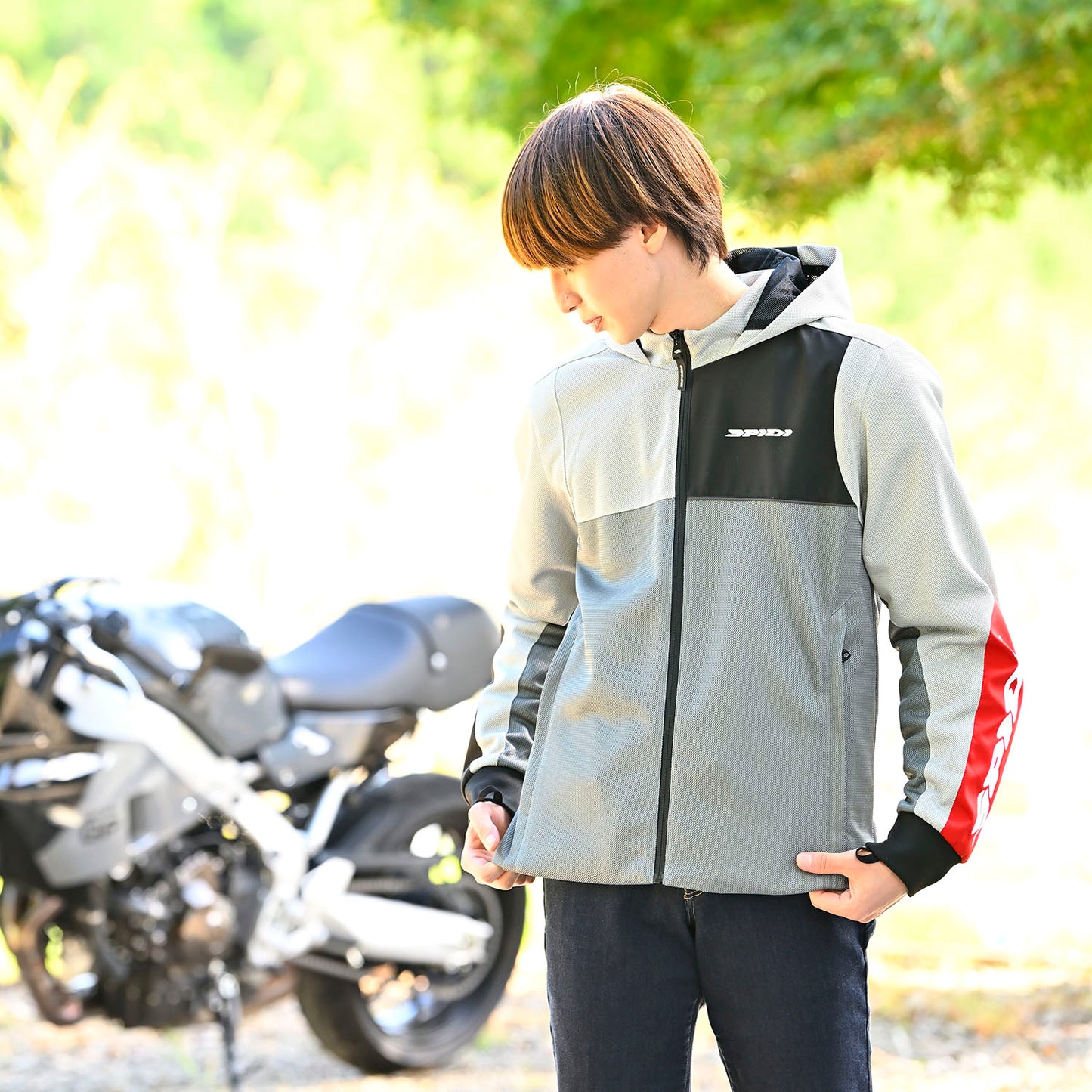 SPIDI HOODIE NET / DESIGNED by 56design <font size="2">(メッシュ)</font>