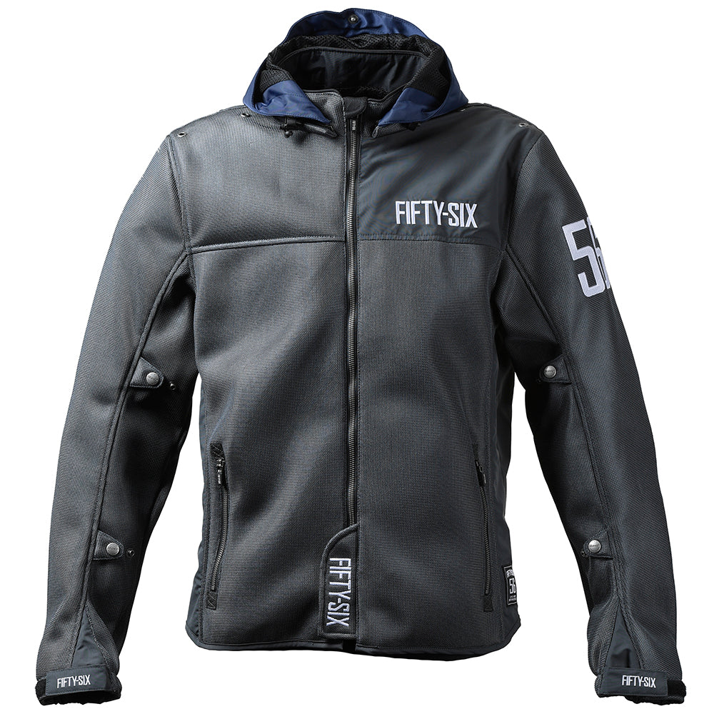 COLOR HOODIE MESH JACKET