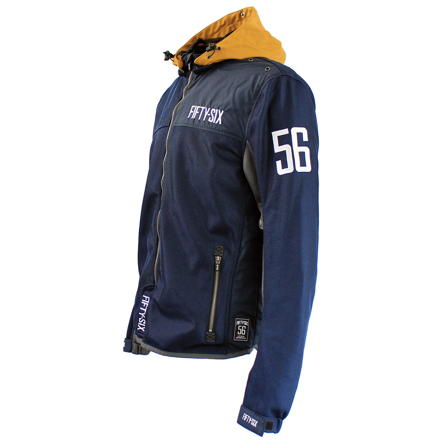 COLOR HOODIE MESH JACKET