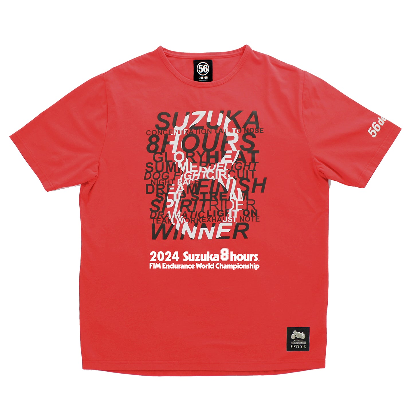 鈴鹿8耐 x 56design コラボ 8 Infinity Tee 2024