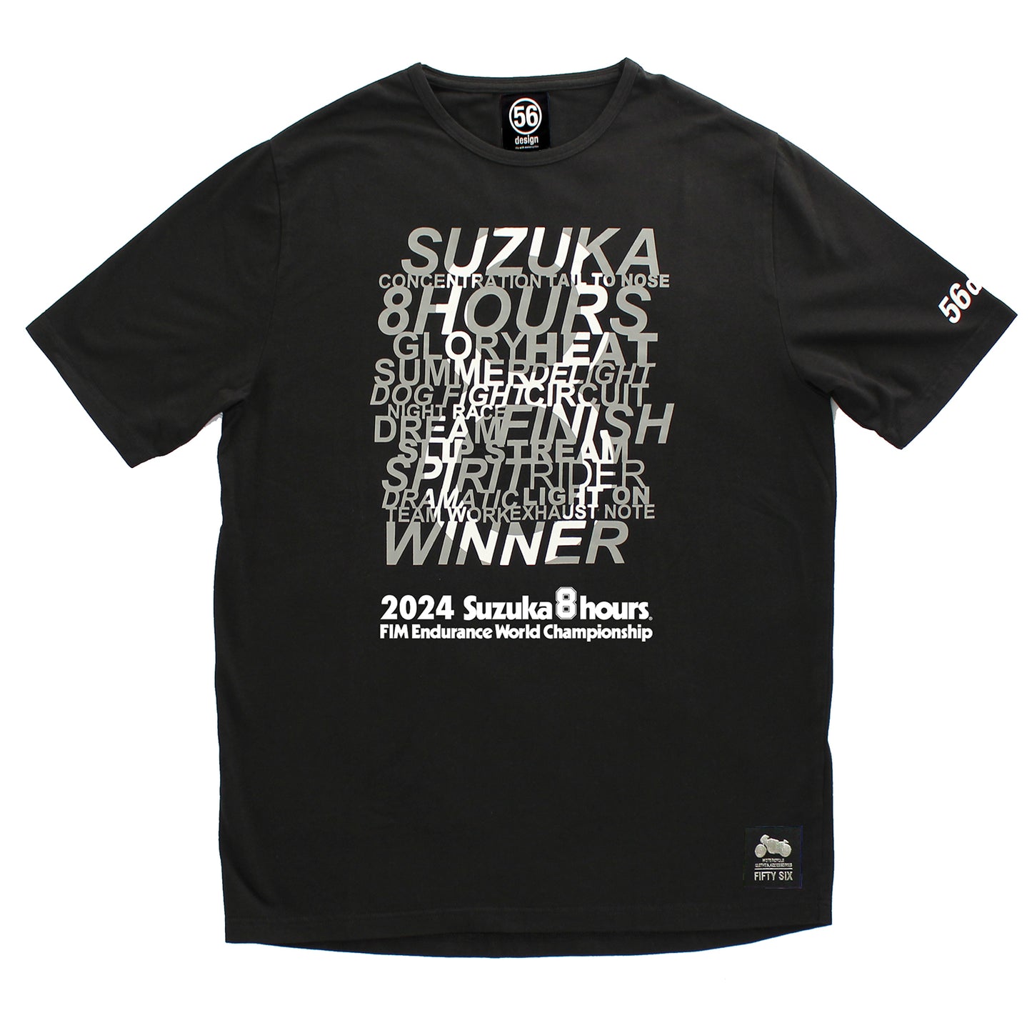 鈴鹿8耐 x 56design コラボ 8 Infinity Tee 2024