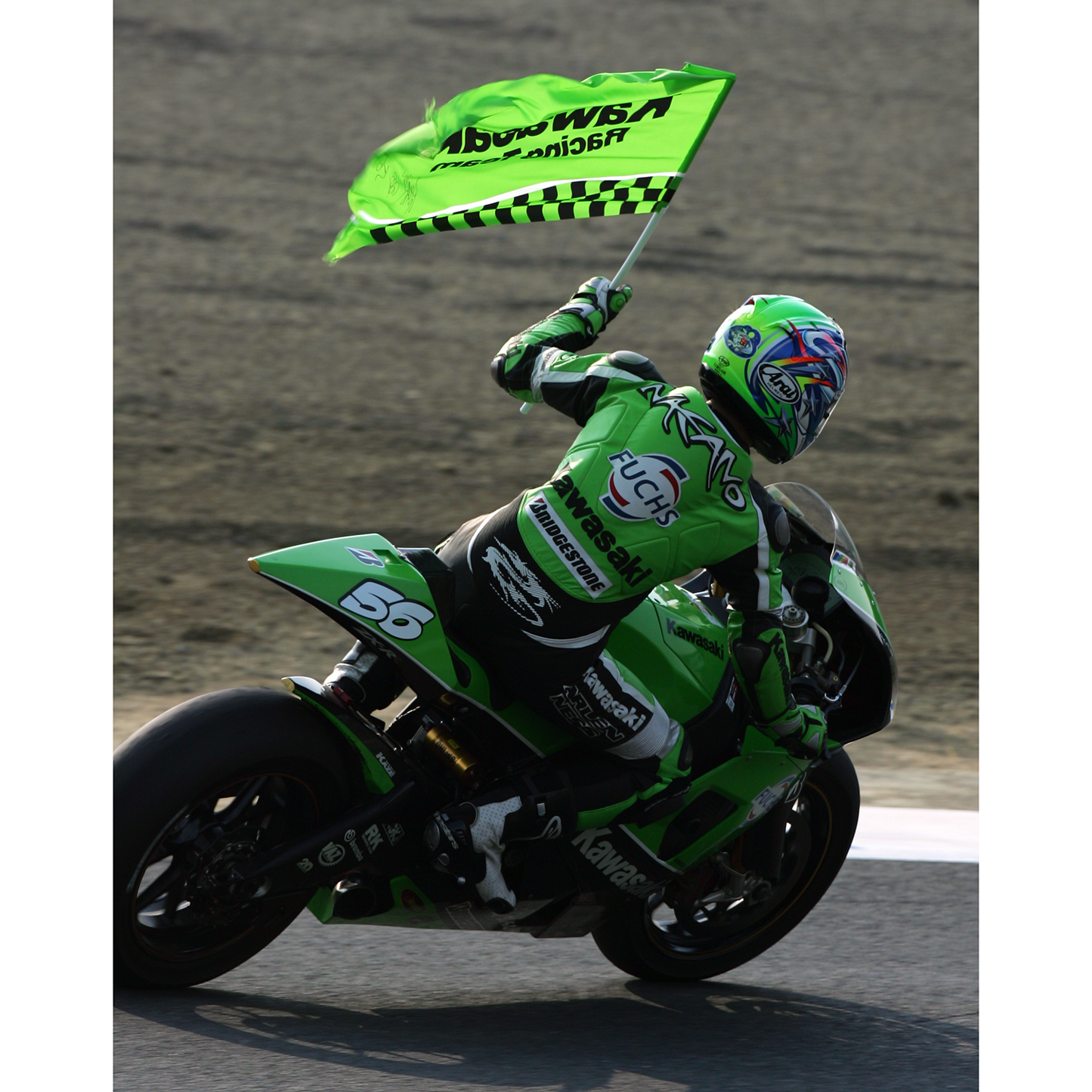 Arai RX-7X Nakano Green '04