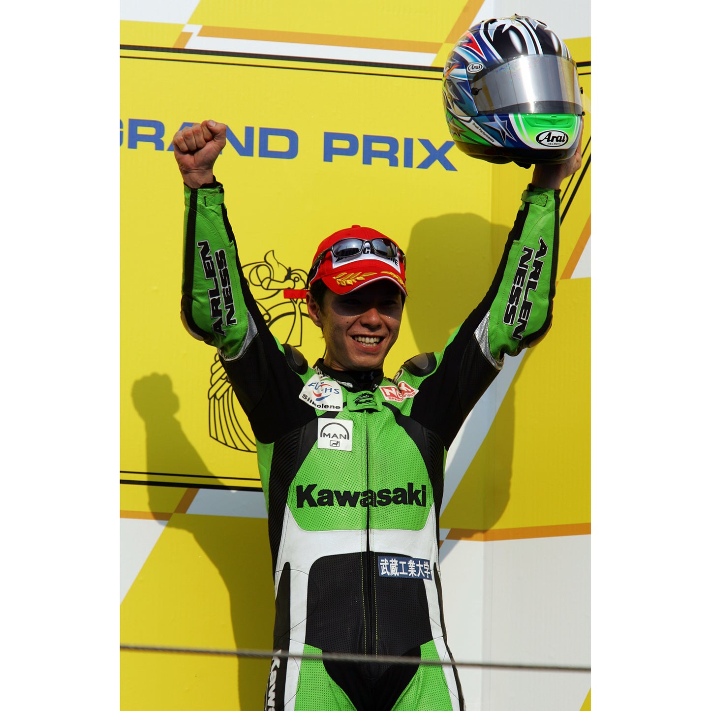 Arai RX-7X Nakano Green '04