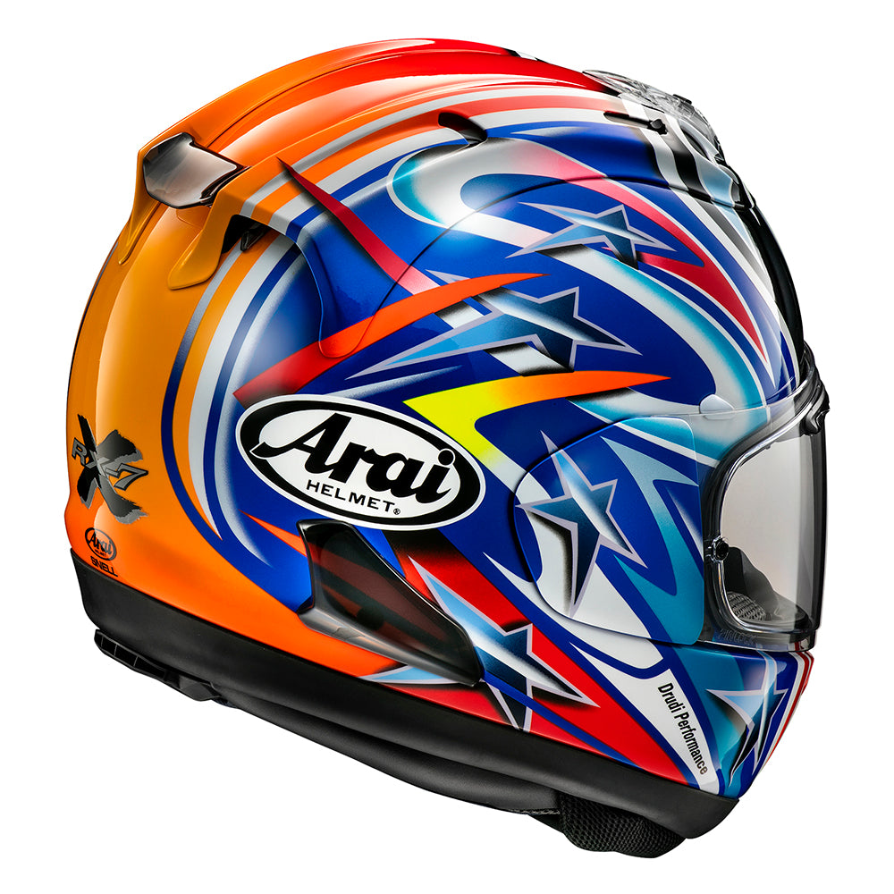 飛石による傷が1箇所あります美品！arai RX-7X NAKANO X B-COM6X 56Design