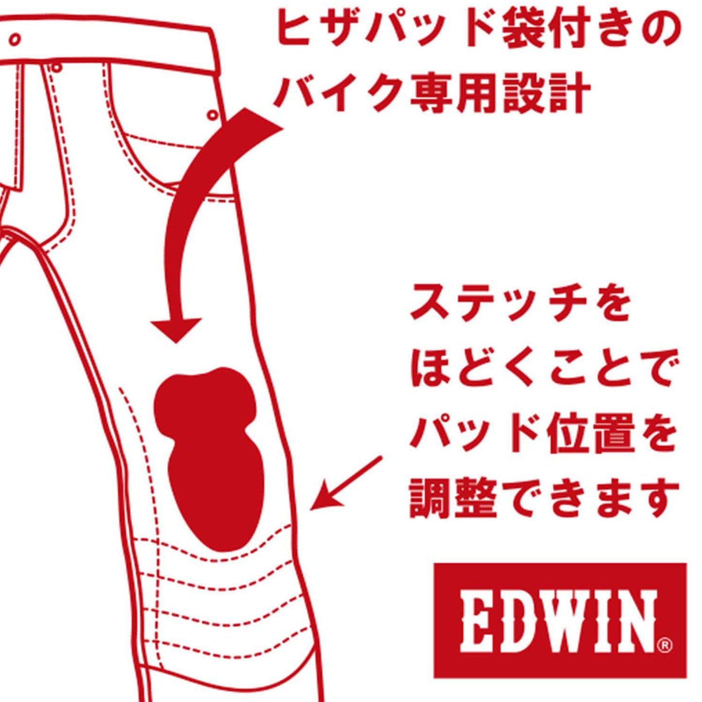 EDWIN Collab 3D FIT COOL DENIM ’24 【XXS, 3Lのみ】