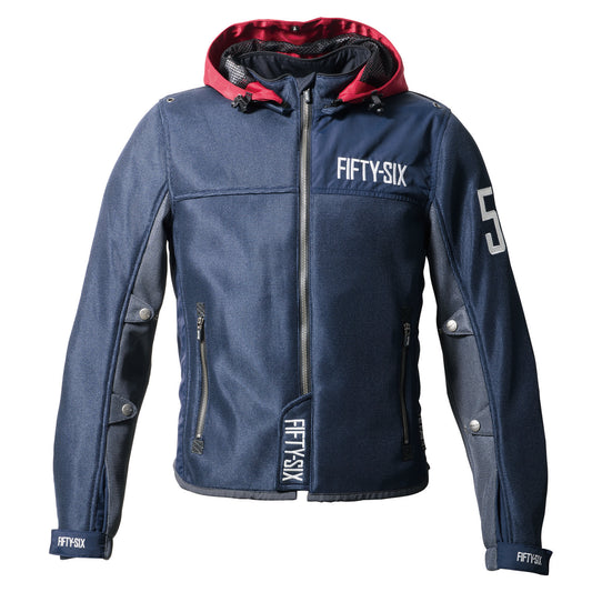 COLOR HOODIE MESH JACKET