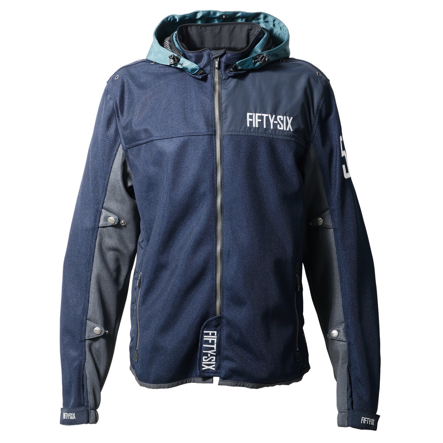 COLOR HOODIE MESH JACKET