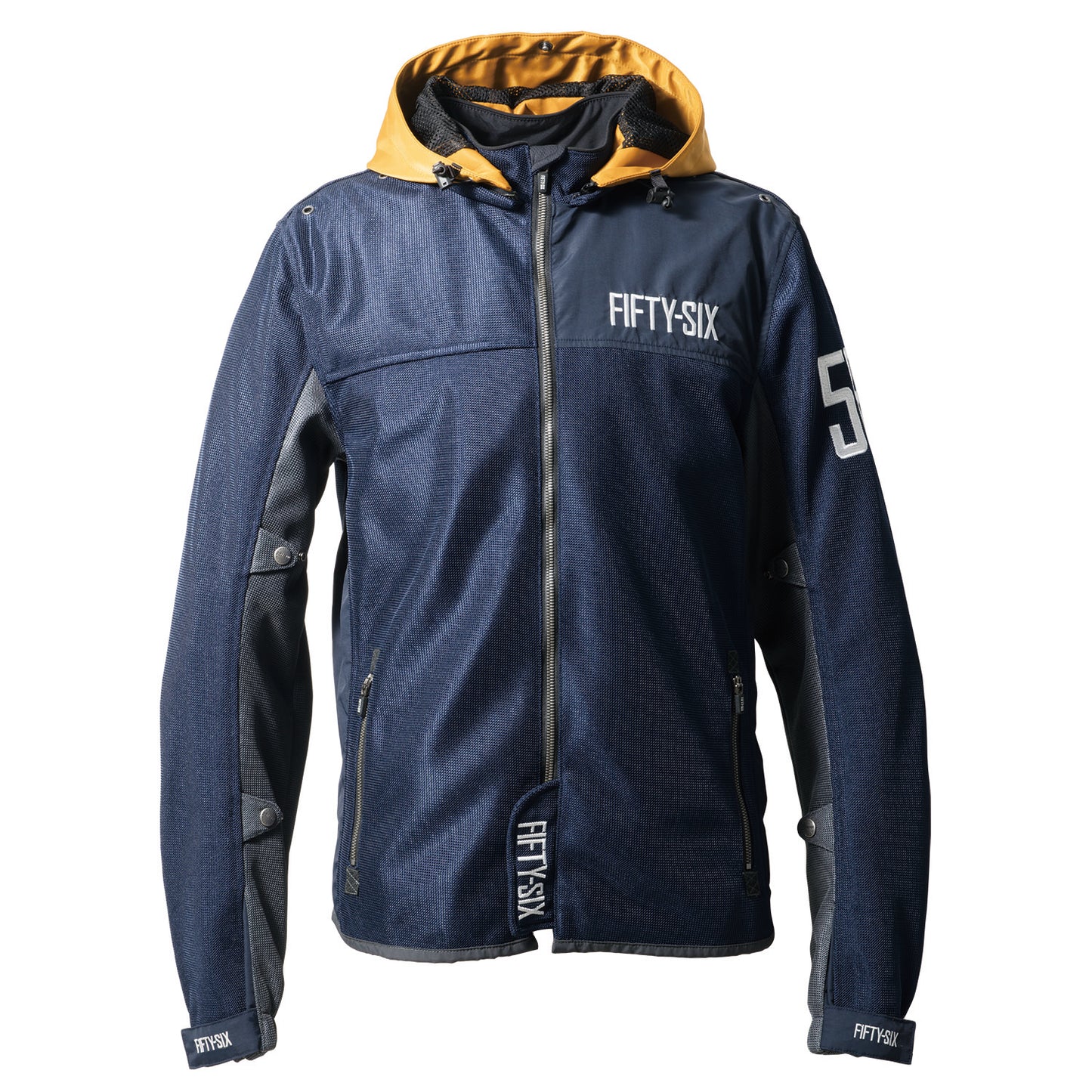 COLOR HOODIE MESH JACKET