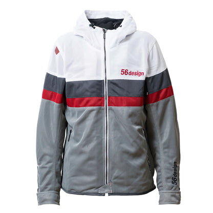 RETRO BORDER MESH PARKA