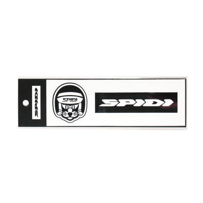 SPIDI LOGO & CAT STICKER