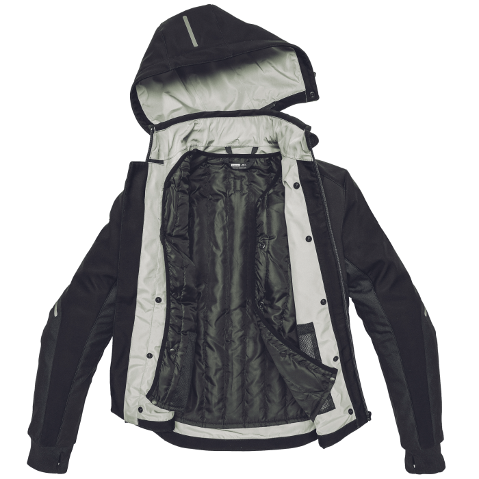 SPIDI HOODIE ARMOR H2OUT 【S,M のみ】<br><font size="2">（防水・着脱式防寒インナー・オールシーズン）</font>