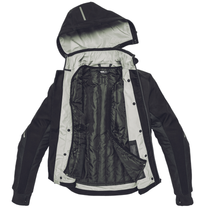SPIDI HOODIE ARMOR H2OUT 【S,M のみ】<br><font size="2">（防水・着脱式防寒インナー・オールシーズン）</font>