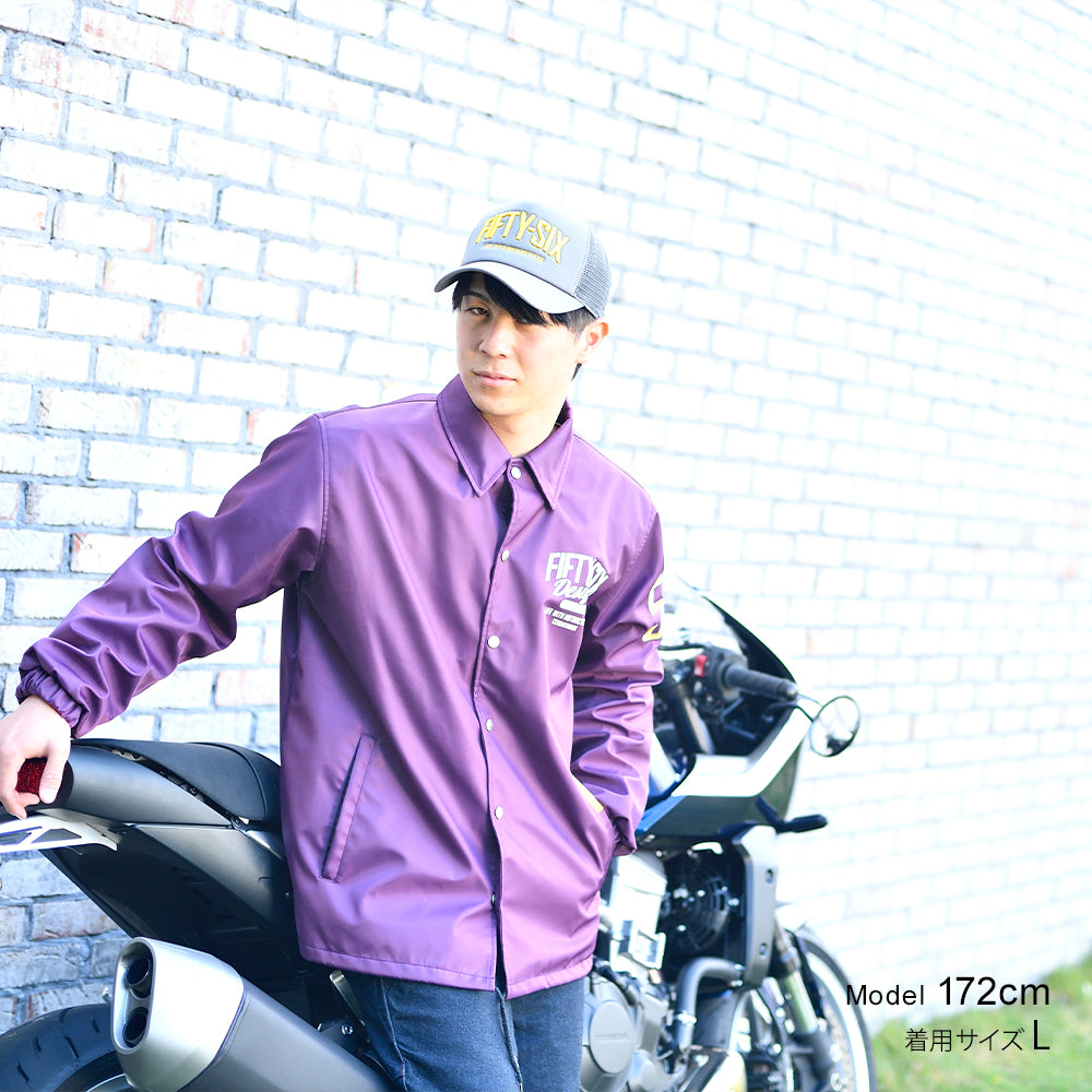 56design(デザイン)RIDING COACH JACKET Lサイズ - バイクウエア