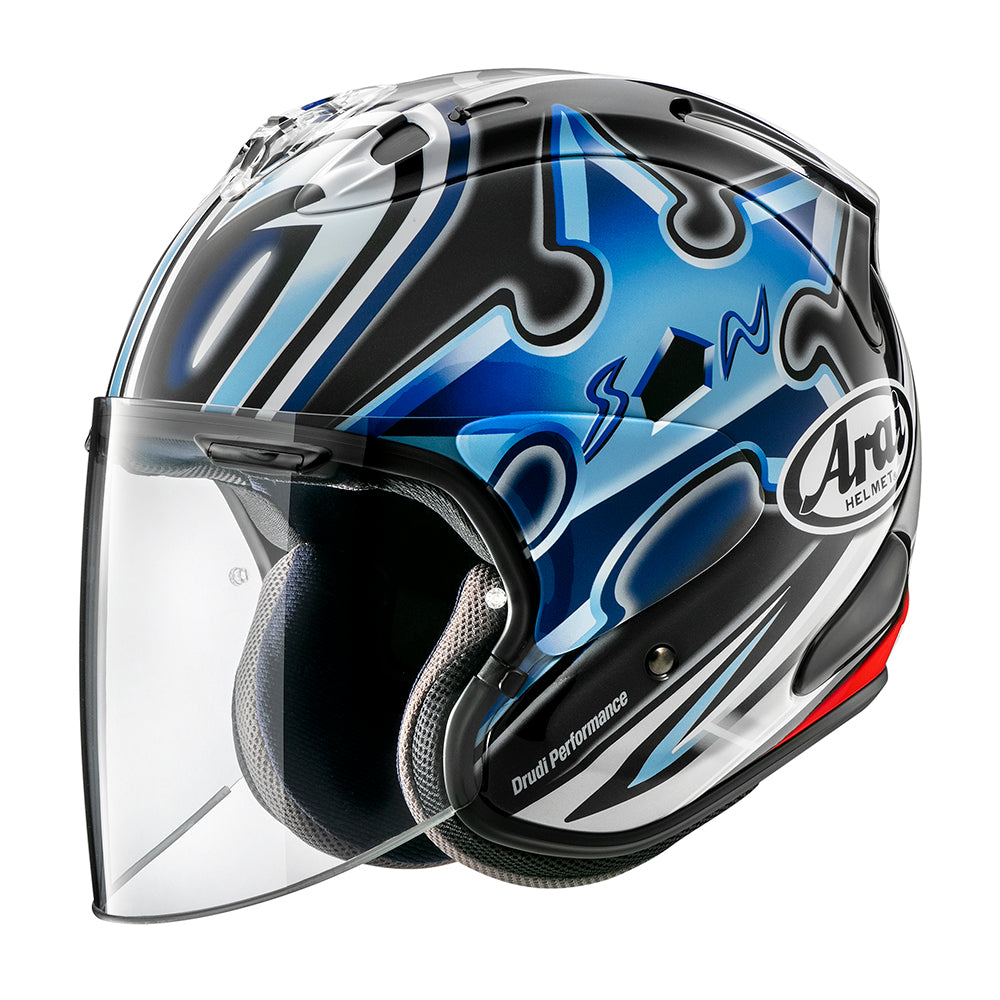 スイーツ柄 ブルー アライ Arai×56design VZ-RAM NAKANO - crumiller.com