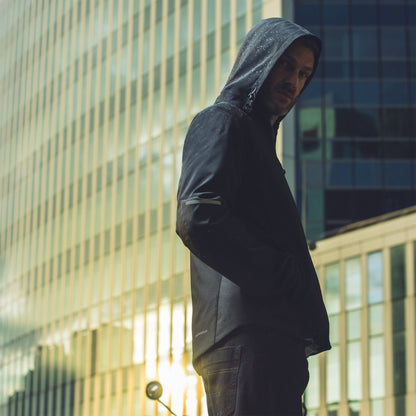 SPIDI HOODIE ARMOR H2OUT 【S,M のみ】<br><font size="2">（防水・着脱式防寒インナー・オールシーズン）</font>