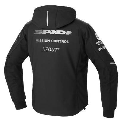 SPIDI HOODIE ARMOR H2OUT 【S,M のみ】<br><font size="2">（防水・着脱式防寒インナー・オールシーズン）</font>